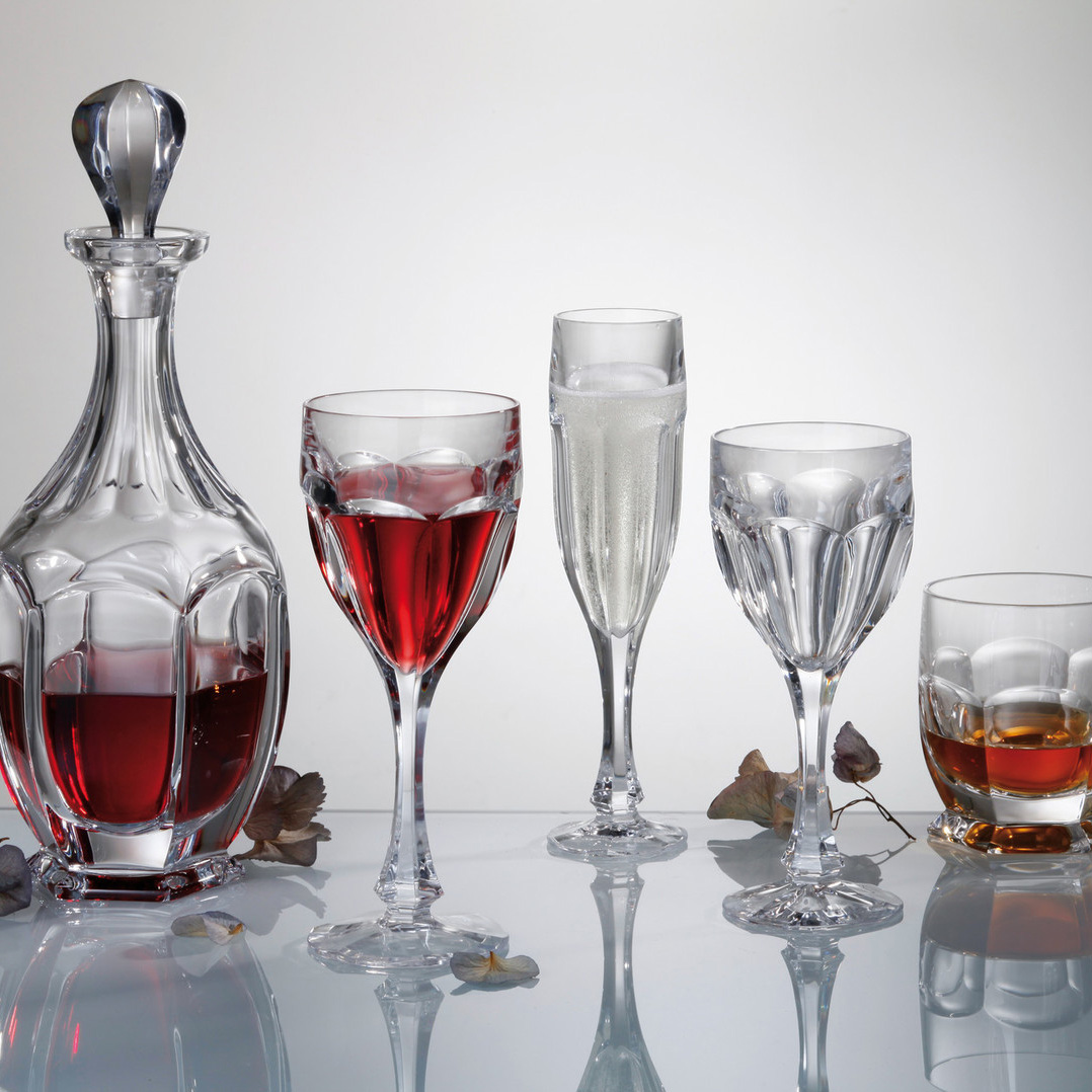 Buy And Send Bohemia Safari Crystal Decanter Set with 6 Safari Glasses |  Bottled & Boxed