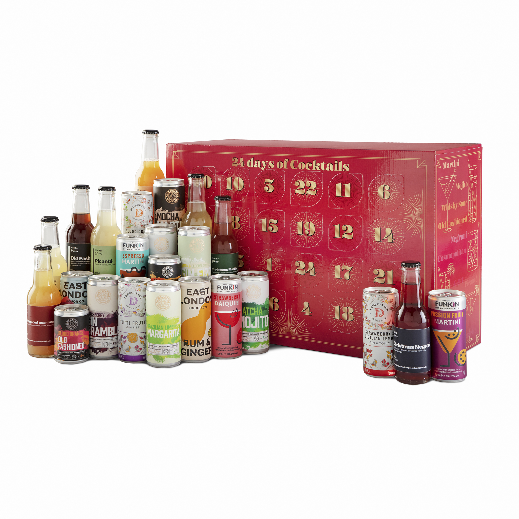 Buy the Cocktail Advent Calendar Online Bottled & Boxed