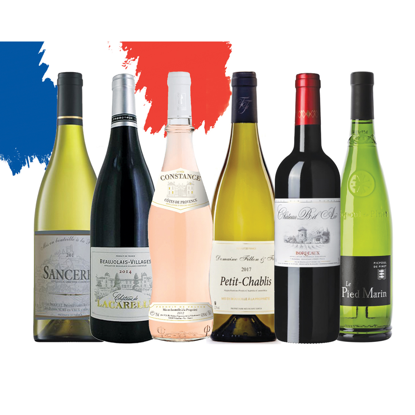 French Best Sellers Wine Case of 6 | Bottled & Boxed