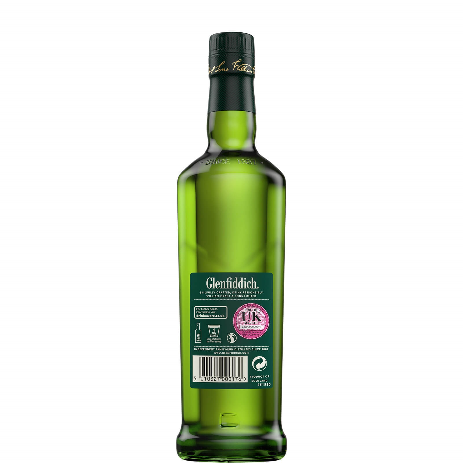 Whisky Bottled Scotch 12 Send Online Speyside Boxed & | Malt Single Old Glenfiddich Year