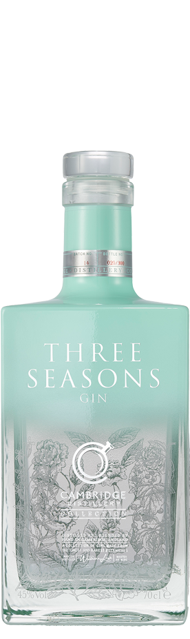 Cambridge Three Seasons Gin 70cl And Chocolates Hamper Bottled And Boxed