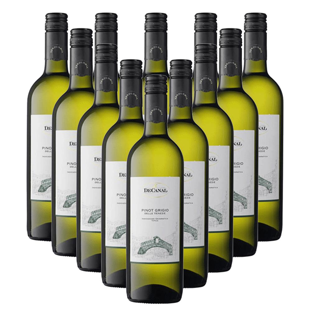 Case of 12 Decanal Pinot Grigio Wine | Bottled & Boxed