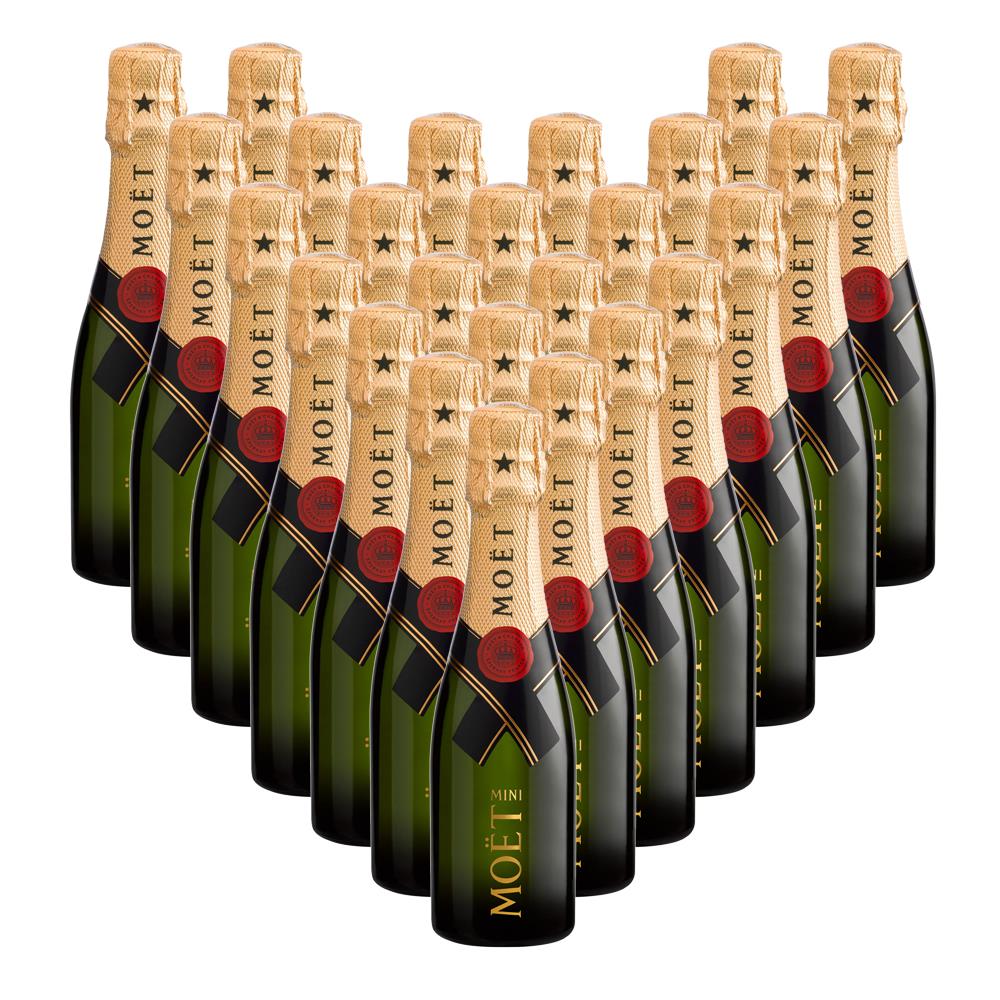 Case of Mini Moet And Chandon Brut Champagne 20cl (24 x 20cl) | Bottled