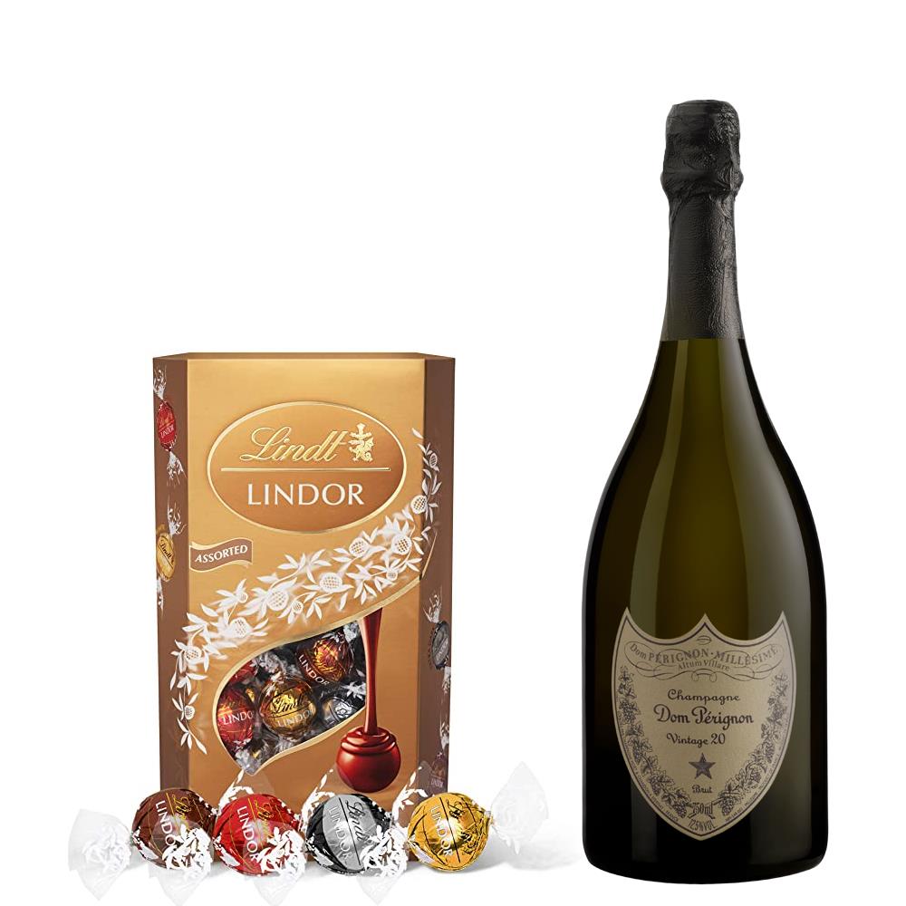 Dom Perignon Cuvee Prestige Brut 2013 With Lindt Lindor Assorted ...