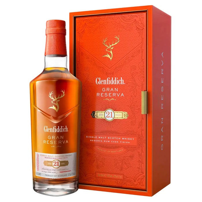 Whisky GLENFIDDICH 21 ans Gran Reserva 40% 70cl