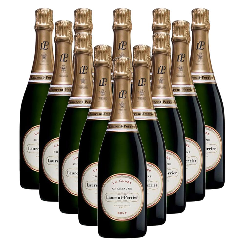 Laurent Perrier La Cuvee Gift Boxed 75cl Champagne Crate of 12 ...