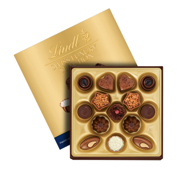 Lindt Swiss Luxury Selection Chocolate Box 143g - Shop Today | Bottled ...