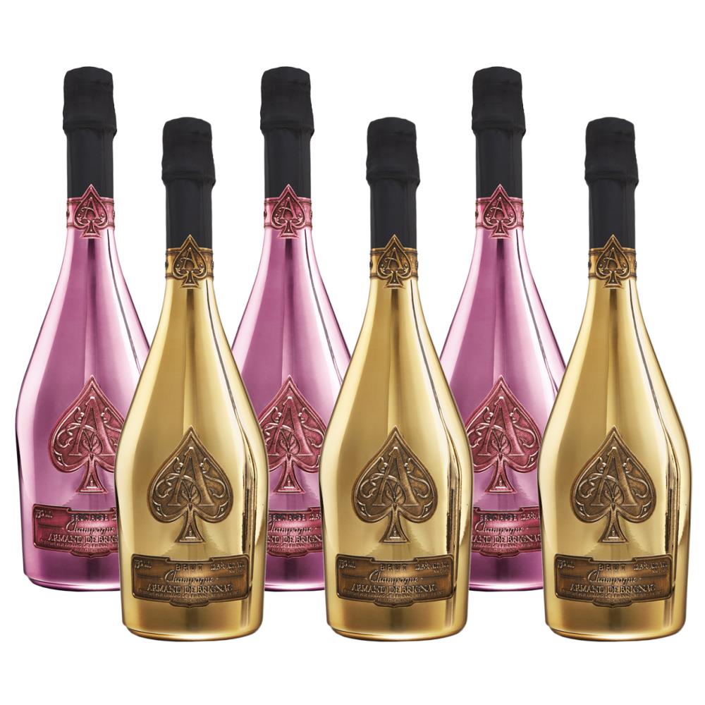 Armand de Brignac Gold and Rose Double Box