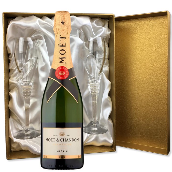 Moet & Chandon Brut NV Mini Moet Champagne 20cl with Gold Flute