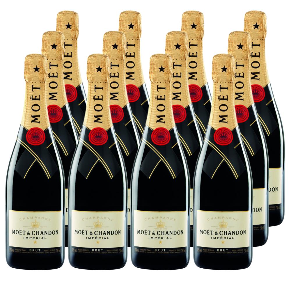 Moet & Chandon Brut Imperial Crate Of 12 Champagne | Bottled & Boxed