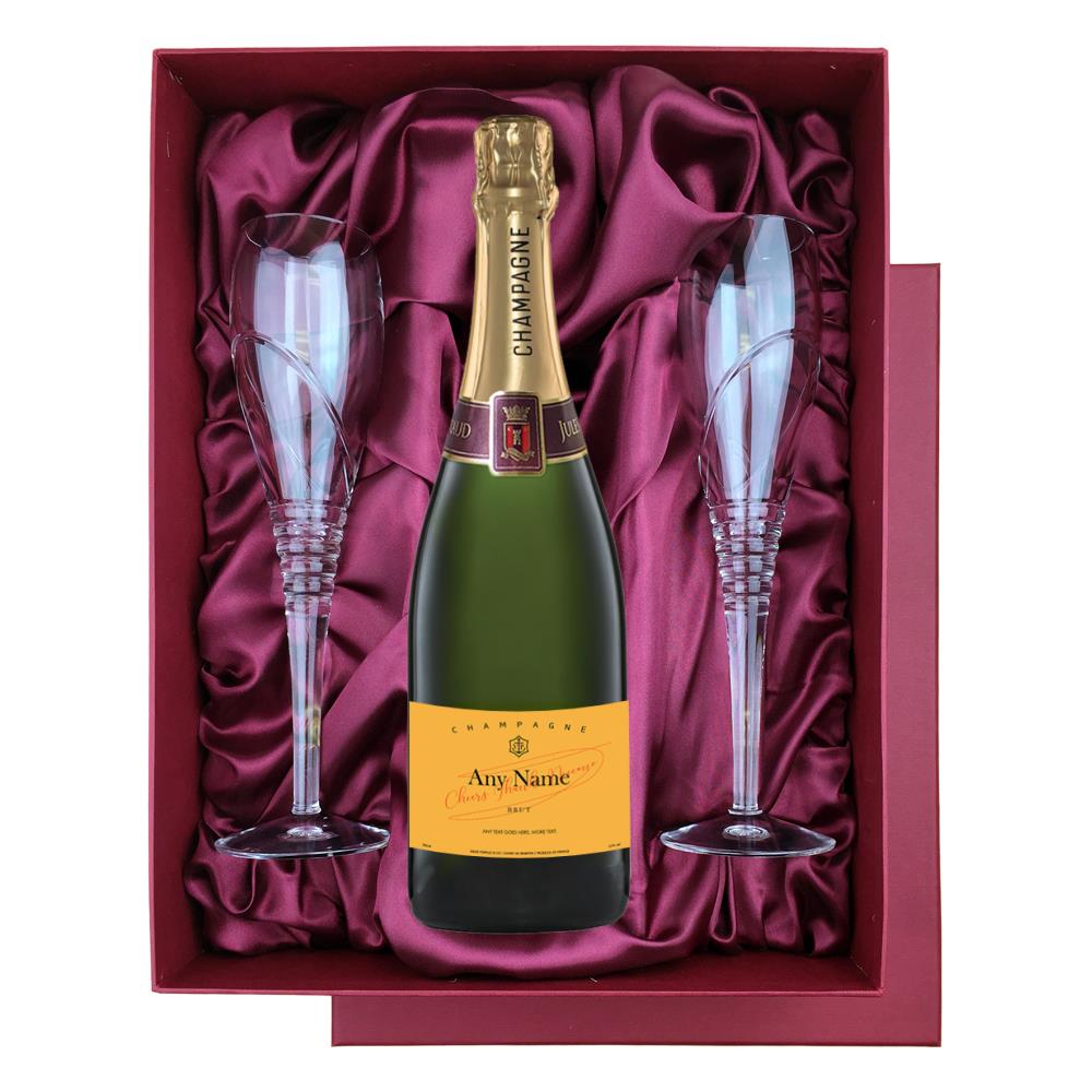 Champagne and sale flutes gift set