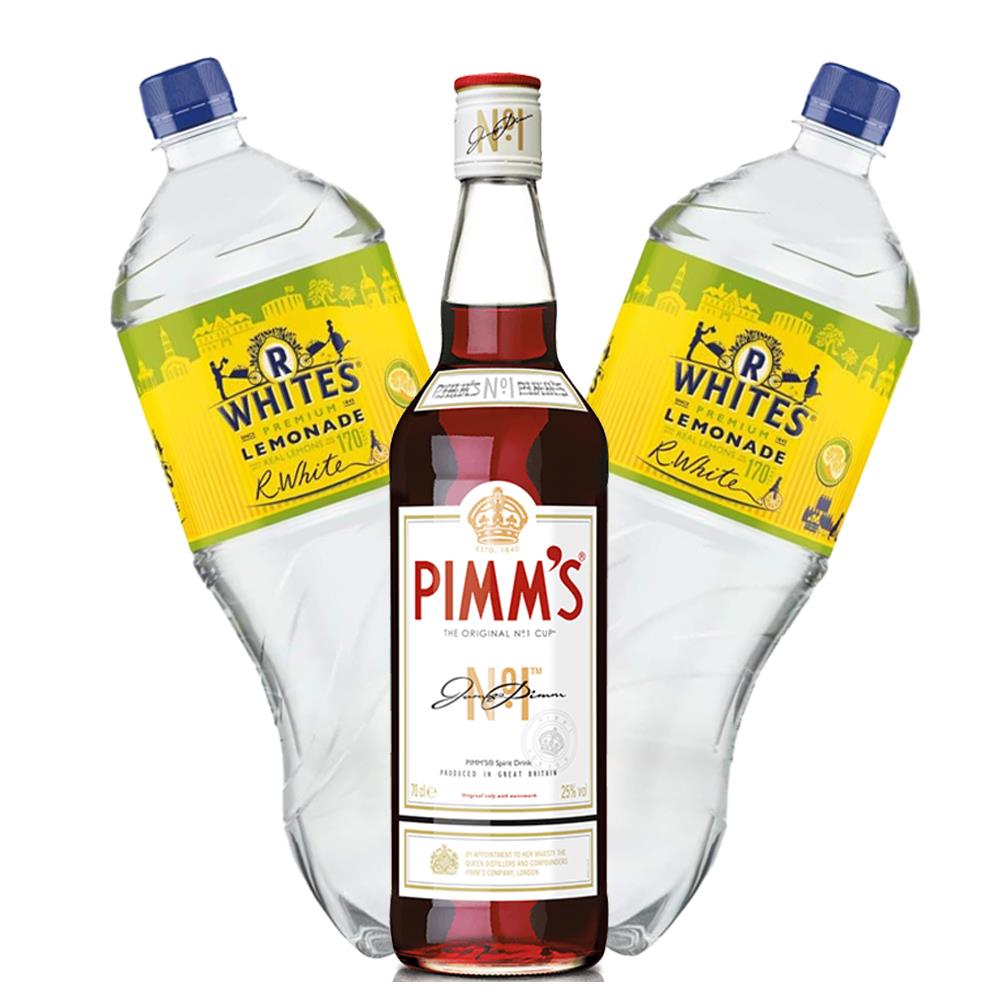 Pimms No1 with R Whites Premium Lemonade Mixer | Bottled & Boxed