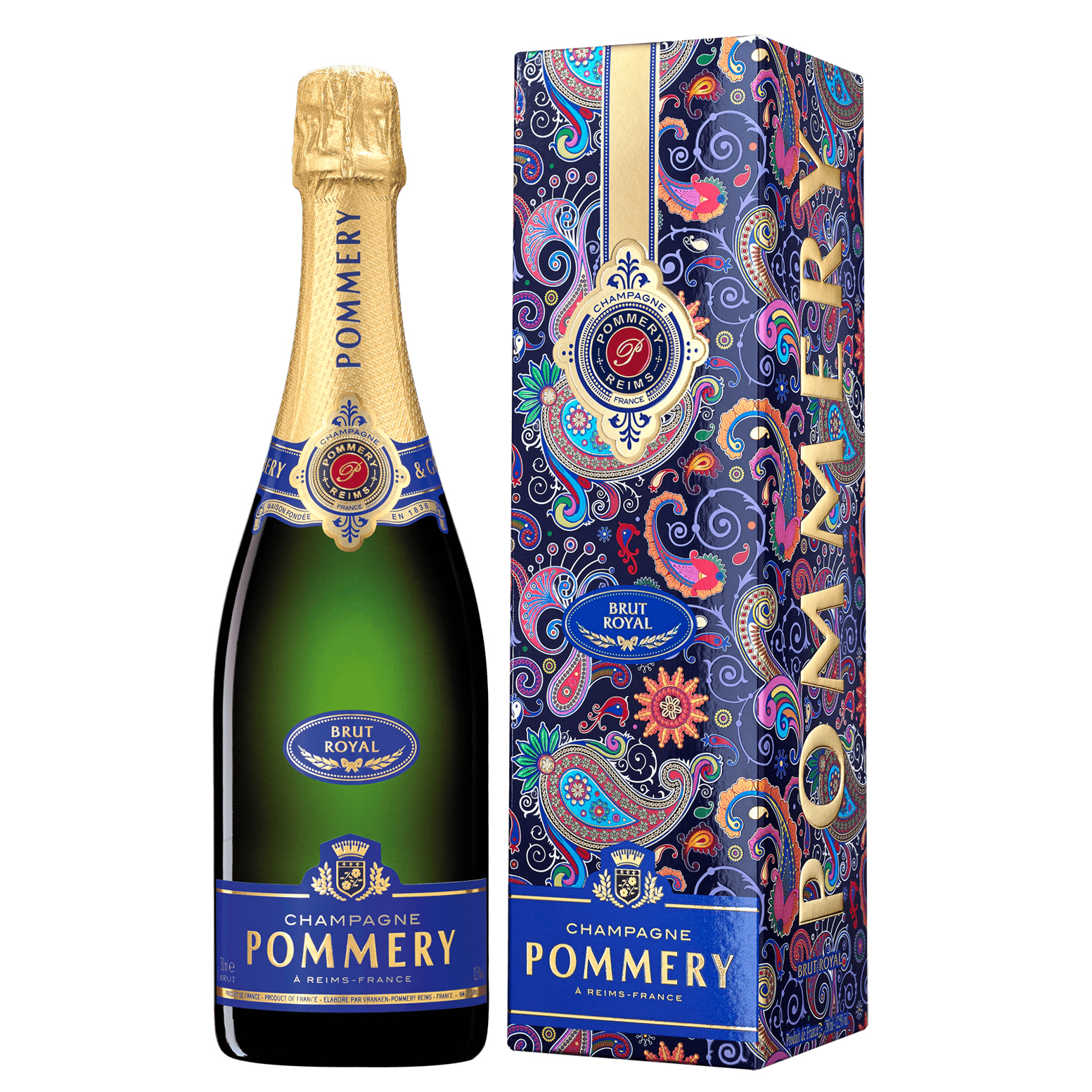 Send Pommery Brut Royal Champagne 75cl Online | Bottled & Boxed