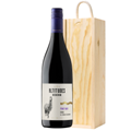 Buy & Send Altitudes Reserva Pinot Noir 75cl Red Wine In Pine Wooden Gift Box