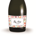 Buy & Send Personalised Prosecco - Art Border Label