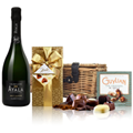 Buy & Send Ayala Brut Majeur Champagne NV 75 cl And Chocolates Hamper