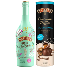 Buy & Send Baileys Mint Choc Shake 70cl & Baileys Salted Caramel Truffles Gift Set