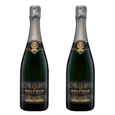 Buy & Send Balfour Leslies Reserve Brut English Sparkling 75cl Duo Set