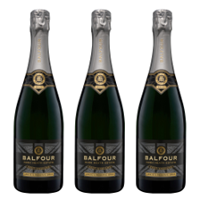 Buy & Send Balfour Leslies Reserve Brut English Sparkling 75cl Treble Prosecco Set