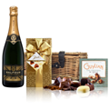 Buy & Send Balfour Leslies Reserve Gold English Sparkling 75cl And Chocolates Hamper