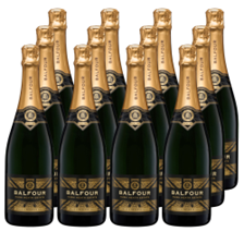 Buy & Send Balfour Leslies Reserve Gold English Sparkling 75cl Crate of 12