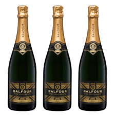 Buy & Send Balfour Leslies Reserve Gold English Sparkling 75cl Treble Prosecco Set