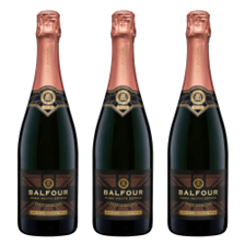 Buy & Send Balfour Leslies Reserve Rose English Sparkling 75cl Treble Prosecco Set