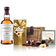 Buy & Send Balvenie 21 Year Old PortWood Finish 70cl And Chocolates Hamper