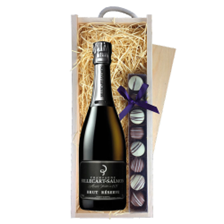 Buy & Send Billecart Salmon Le Reserve Champagne 75cl & Truffles, Wooden Box