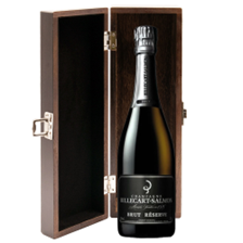 Buy & Send Billecart Salmon Le Reserve Champagne 75cl in Elm Wood Gift Box