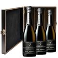 Buy & Send Billecart Salmon Le Reserve Champagne 75cl Treble Elm Wood Gift Boxed (3x75cl)