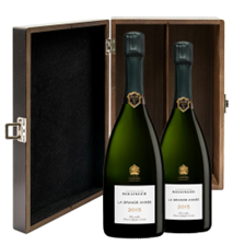 Buy & Send Bollinger Grande Annee 2015 Vintage 75cl Double Elm Wood Gift Boxed (2x75cl)