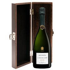 Buy & Send Bollinger Grande Annee 2015 Vintage 75cl in Elm Wood Gift Box