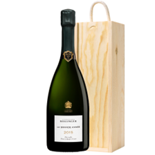 Buy & Send Bollinger Grande Annee 2015 Vintage 75cl In Pine Wooden Gift Box