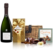 Buy & Send Bollinger Grande Annee Vintage Rose 2015 75cl And Chocolates Hamper