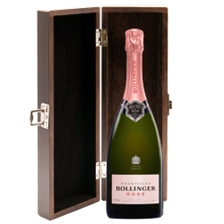 Buy & Send Bollinger Rose Champagne 75cl in Elm Wood Gift Box