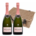 Buy & Send Bollinger Rose Champagne 75cl Twin Hamper (2x75cl)