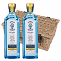 Buy & Send Bombay Sapphire Premier Cru Gin 70cl Twin Hamper (2x70cl)