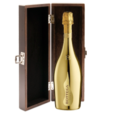 Buy & Send Bottega Gold Prosecco 75cl in Elm Wood Gift Box