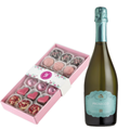 Buy & Send Cantina del Garda Spumante Prosecco DOC 75cl and Assorted Box Of Celebration Chocolates 215g