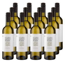 Buy & Send Case of 12 Clos Montblanc Castell Macabeu Chardonnay 75cl White Wine