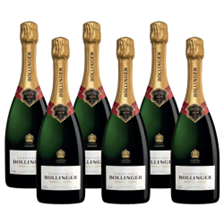 Buy & Send Case of 6 Bollinger Brut Special Cuvee Champagne 75cl (6x75cl)