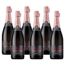 Buy & Send Case of 6 Chapel Down Rose English Sparkling Wine 75cl (6x75cl)