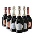 Buy & Send Case of 6 Laurent Perrier Cuvee Rose and Heritage MV (6x75cl)