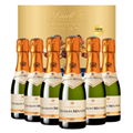 Buy & Send Case of 6 Mini Charles Mignon Brut Champagne 20cl with Lindt Chocolates 193g