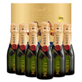 Buy & Send Case of 6 Mini Moet And Chandon Brut Champagne 20cl with Lindt Chocolates 193g