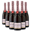 Buy & Send Case of 6 Moet & Chandon Rose Champagne 75cl (6x75cl)