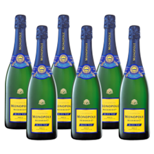 Buy & Send Case of 6 Monopole Blue Top Brut Champagne 75cl (6x75cl)