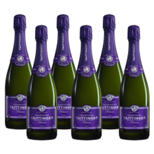 Buy & Send Case of 6 Taittinger Nocturne NV Champagne, 75cl (6x75cl)