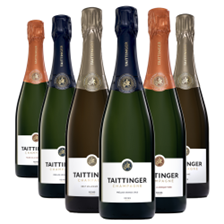 Buy & Send Case of 6 The Taittinger Cru Collection (6x75cl)